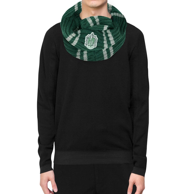 Cinereplicas Harry Potter Scarf - Infinity - Official - Slytherin - Ultra Soft Knitted Fabric - Image 2
